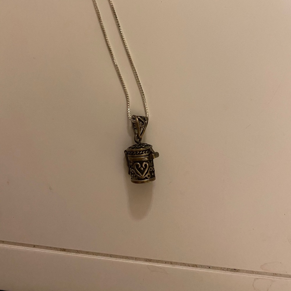 Prayer box necklace